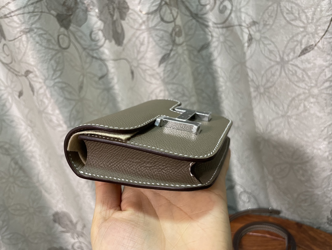 에르메스 콘스탄스백 미니 에토프 은장